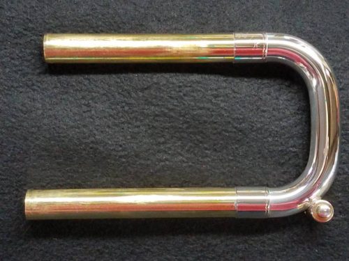 Bach Trumpet Tuning Slide (Raw Finish, Bb Standard Weight SE Square Sterling Silver)