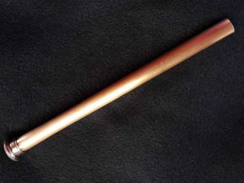 M/K Trombone Leadpipes - Fits Shires Trombones (MK50 Raw Finish, Bronze Bass with Threaded Collar, has .562 Bore)