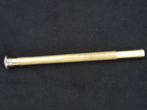 M/K Trombone Leadpipes - Fits Shires Trombones (MK50 Raw Finish, Yellow Brass Bass with Threaded Collar, .562 Bore)