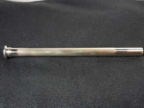 M/K Trombone Leadpipes - Fits Shires Trombones (MK50-O Raw Finish, Nickel Silver Bass with Threaded Collar, .562 Bore)