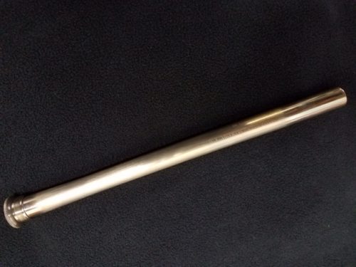 M/K Trombone Leadpipes - Fits Getzen-Edwards Trombones (MK42-O Tenor, Nickel with Threaded Collar, .547 Bore)