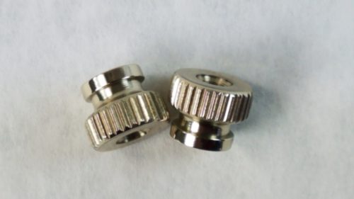 Bach Stop Rod Nuts - Solid nickel silver with a lacquer finish