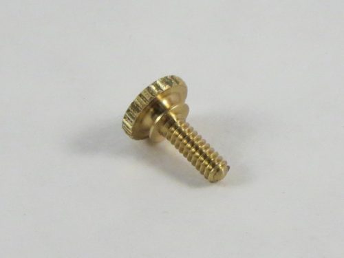 Lyre Holder/3rd Slide Push Ring Brass Screw - Fits Olds, Getzen, and Blessing (Lacquer Finish)