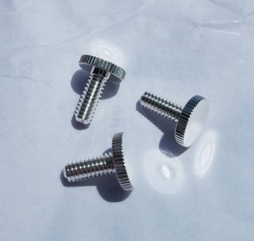 Sousaphone/Tuba Brass Bell Screws - Set of 3, Fits 20K and 22K Conn Instruments (Silver plated)