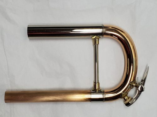 Bach Bb BSR-ML Lightweight Reverse Tuning Slide (Lacquer Finish, Semi-Round, Bronze, SR Series, ML Bore, Bach Waterkey)