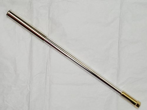 Bach 521 EB Leadpipe (Raw, Sterling Silver, Standard Weight Bb)