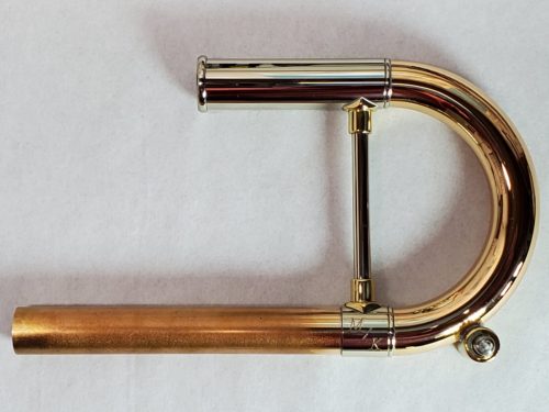 Yamaha Trumpet Tuning Slide (Raw Finish, Bronze Bb Standard Weight SR Fully Round, Fits Yamaha 8335 Xeno Reverse)