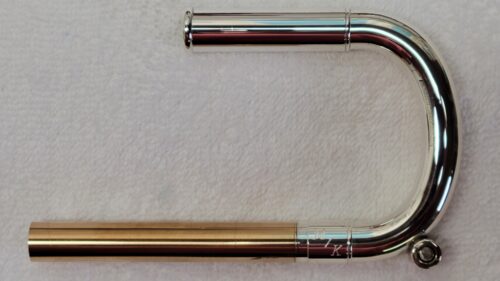 Yamaha Trumpet Tuning Slide (Silver plated, Bronze Bb Standard Weight SE Semi-Round, Fits Yamaha 8335 Xeno Reverse)