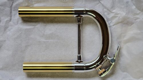 Bach C Tuning Slide (Silver plated, Semi-Round Yellow Brass, SR Series, Fits 25C or 25H, with a Bach waterkey)