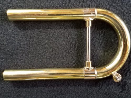 Bach Trumpet Tuning Slide (Raw Finish, Bb Standard Weight, Yellow Brass, SR Series, Fully Round)