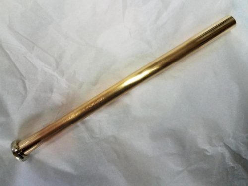Trombone Pipe with Pull Ring (525C-B, Bronze, Tenor, .525 Bore)