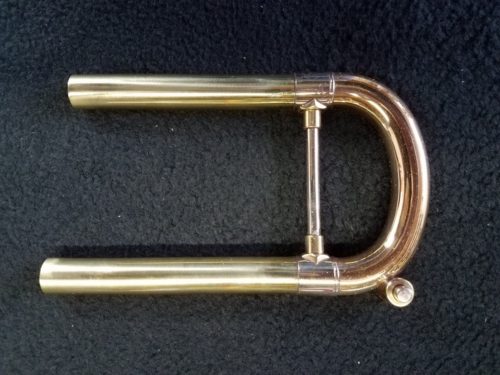 Bach Tuning Slide (Raw Finish, Bb Standard Weight, SR Series, Semi-Round Bronze Crook and Yellow Brass Slide Tubes)