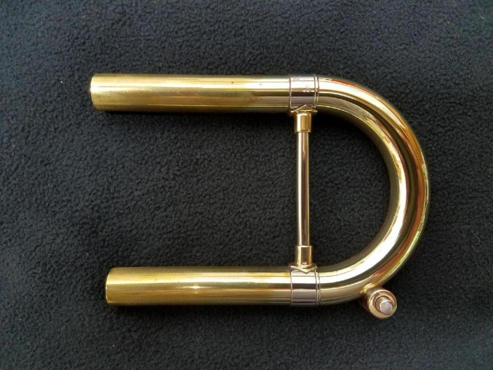 Bach Tuning Slide Raw Finish Yellow Brass Fully Round SR Series Single Radius C 25H M K Drawing Bending