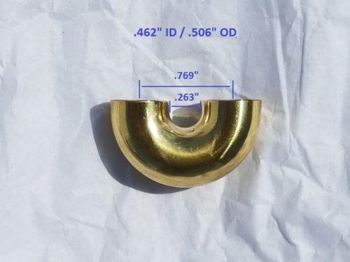 Benge (and others) Large Bore Half Tone Bow (Yellow Brass)