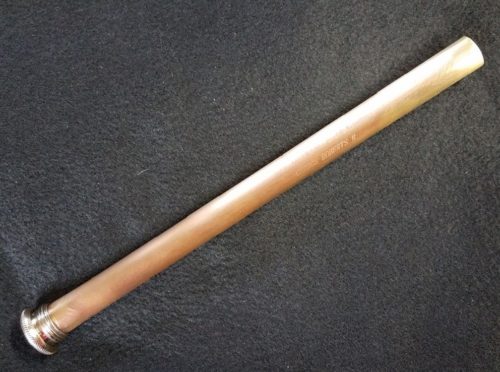 M/K Trombone Leadpipes (GR Tenor Raw Finish, Rose Brass with Getzen-Edwards Threaded Collar, .547 Bore)