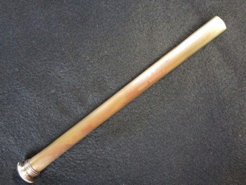 M/K Trombone Leadpipes - (GR Bass, Raw Finish, Bronze, Getzen-Edwards Threaded Collar, .562 Bore)