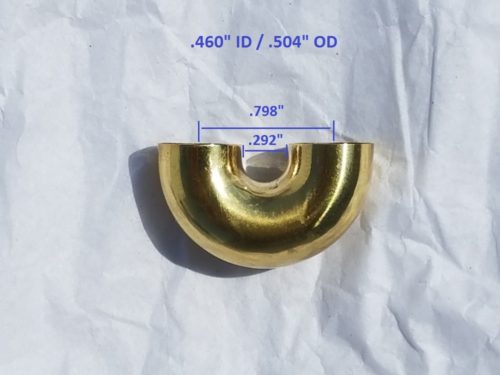 Getzen (and others) ML Bore Half Tone Bow (Yellow Brass)