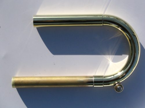 Yamaha Z Bb YSE-ML Trumpet Tuning Slide (Lacquered Finish, Yellow Brass, SE series, Fully Round, ML Bore, for models 6310Z and 8310Z)