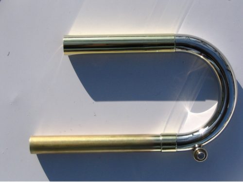 Yamaha Z Bb YSE-ML Trumpet Tuning Slide (Raw Finish, Sterling Silver, SE series, Fully Round, ML Bore, for models 6310Z and 8310Z)