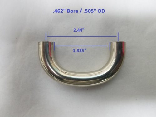 Narrow New York Bach (and others) Large Bore Standard Weight (Nickel)