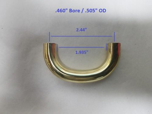 Narrow New York Bach (and others) Standard Weight (Yellow Brass)
