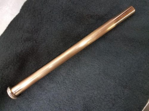 Trombone Pipe with Pull Ring (MK50-O, Bronze, .562 Bore)