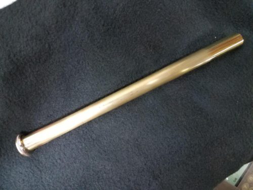 Trombone Pipe with Pull Ring (MK50, Yellow Brass, .562 Bore)