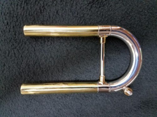 Bach Bb Standard Weight Tuning Slide (Raw Finish, Fully Round, Sterling Silver, SR Series, ML Bore)