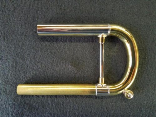 Bach Bb BSR-ML Lightweight Reverse Tuning Slide (Raw Finish, Semi-Round, Yellow Brass, SR Series, ML Bore)