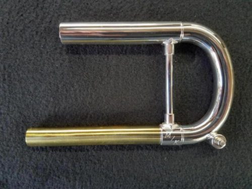 Bach Bb BSR-ML-SIL Lightweight Reverse Tuning Slide (Silver plate, Semi-Round, Yellow Brass, SR Series, ML Bore)