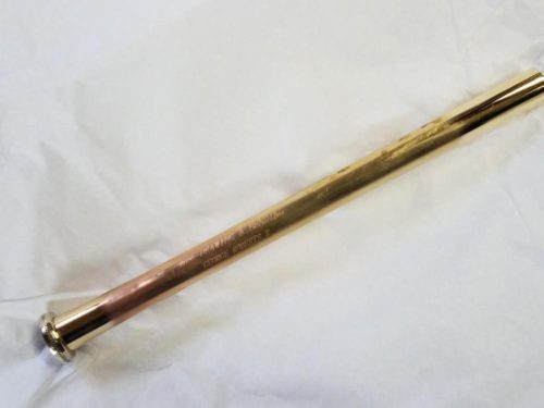Trombone Pipe with Pull Ring (George Roberts Tenor, Rose Brass, .547 Bore)