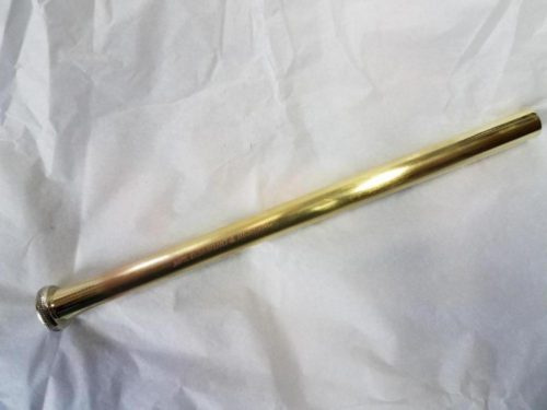 Trombone Pipe with Pull Ring (525C-Y, Yellow Brass, Tenor, .525 Bore)