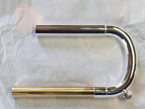 Bach Bb BSE-ML Lightweight Reverse Tuning Slide (Silver plated, Semi-Round, Bronze, SE Series, ML Bore)