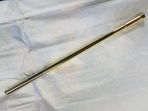 Bach Strad Bb Leadpipe with Elkhart Receiver (Raw, Yellow Brass, .525, Standard Weight)