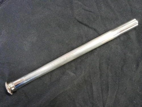 M/K Trombone Leadpipes - (MK50 Raw Finish, Sterling Silver Bass with Getzen-Edwards Threaded Collar, has .562 Bore)