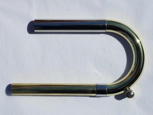 Yamaha Z YSE-ML Trumpet Bb Tuning Slide (Raw Finish, Fully Round, Yellow Brass, SE Series, ML bore, with Nickel ferrules for models 6310Z and 8310Z)