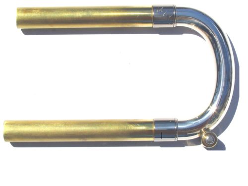 Yamaha Bb Trumpet Tuning Slide (Raw Finish, Sterling Silver, SE Series, Semi-Round, ML Bore, Fits Yamaha model YTR-8335 Xeno)